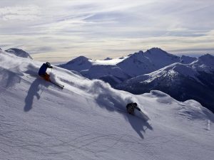 Snowboard fahren im Schueleraustausch Kanada